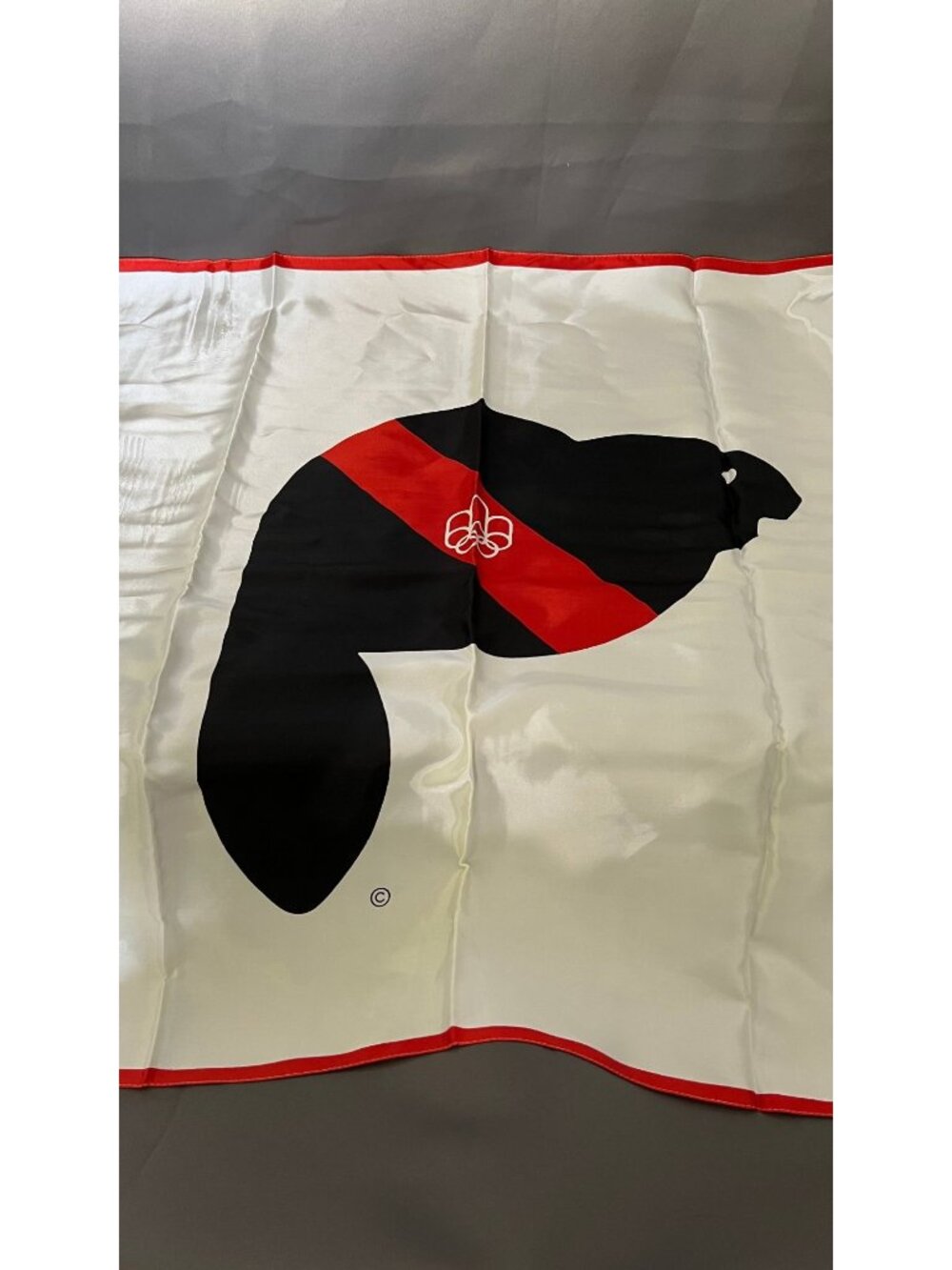 Montreal 1976 Olympics Amik Beaver Scarf Made In Italy